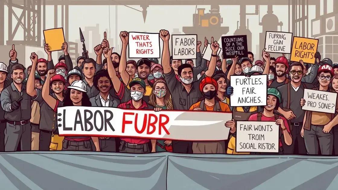 Impact of labor movements on society