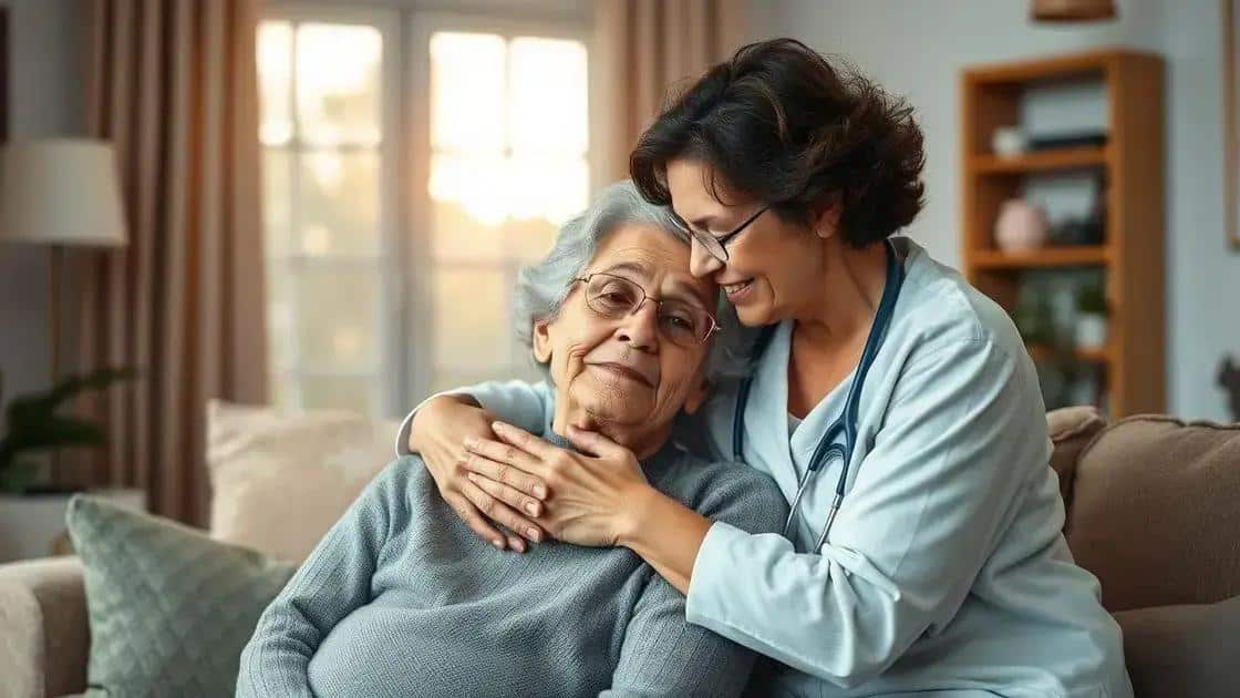 Emotional support in elderly care