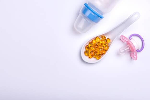 A variety of vitamin D supplements for babies, including liquid drops and chewable tablets. The supplements are displayed on a clean, neutral background.