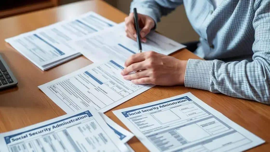 Application process for benefits