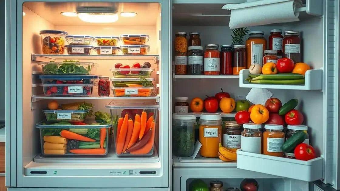 Freezer storage tips for baby food