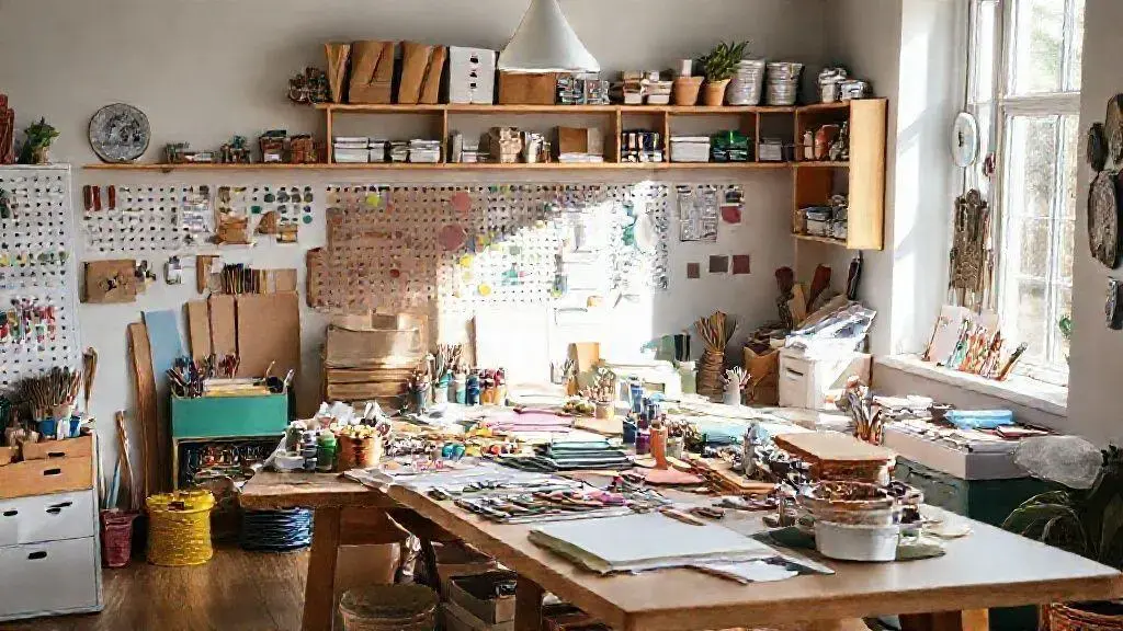 How to set up a crafting space