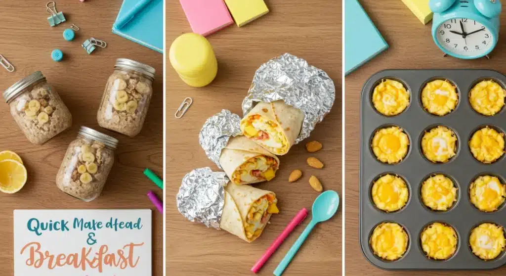 Quick Breakfast Ideas: 3 Make-Ahead Recipes for School Mornings