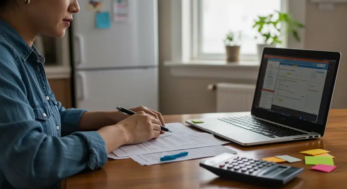 Parent researching 2026 childcare subsidy options at home